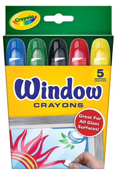 Crayola: 5 Washable Window Crayons image