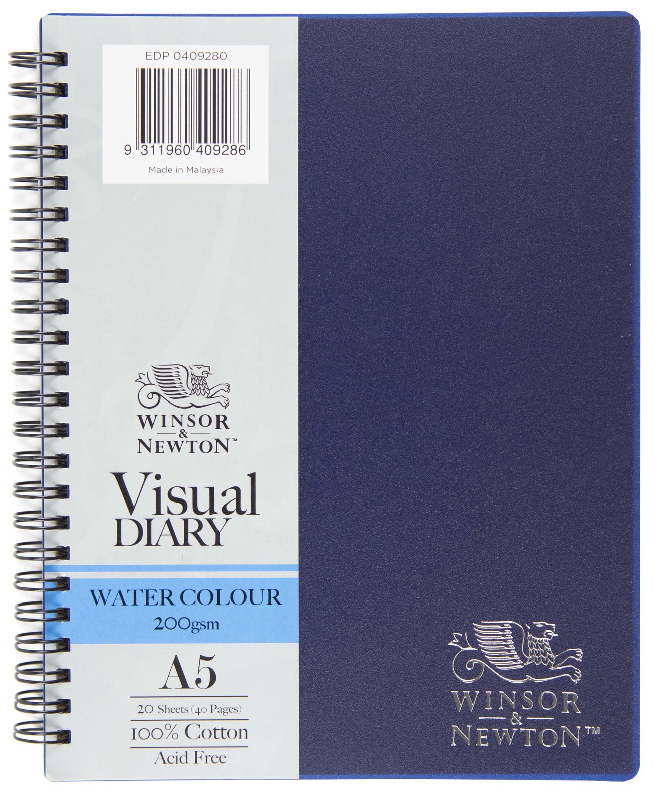 Winsor & Newton Watercolour Diary 200gsm Wiro (A5)