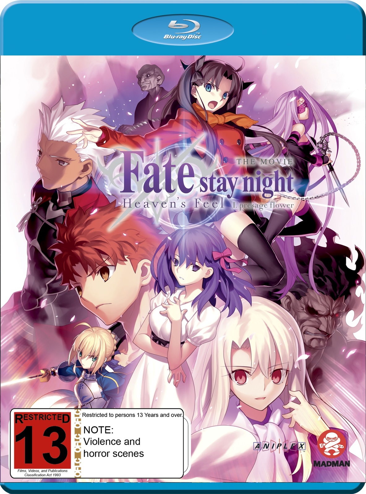 Fate Stay Night Heaven S Feel 1 Presage Flower Blu Ray In Stock Buy Now At Mighty Ape Nz