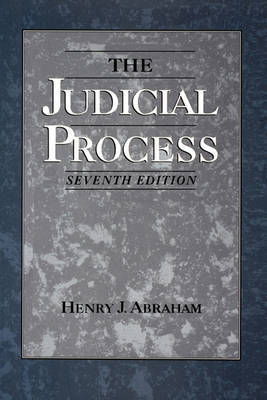 The Judicial Process by Henry J. Abraham image
