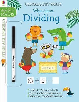 Wipe-clean Dividing 6-7 by Holly Bathie image
