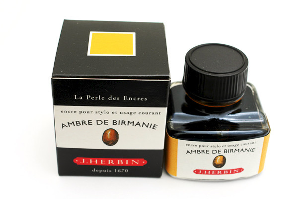 J Herbin: Fountain Pen Ink - Ambre de Birmanie (30ml) image