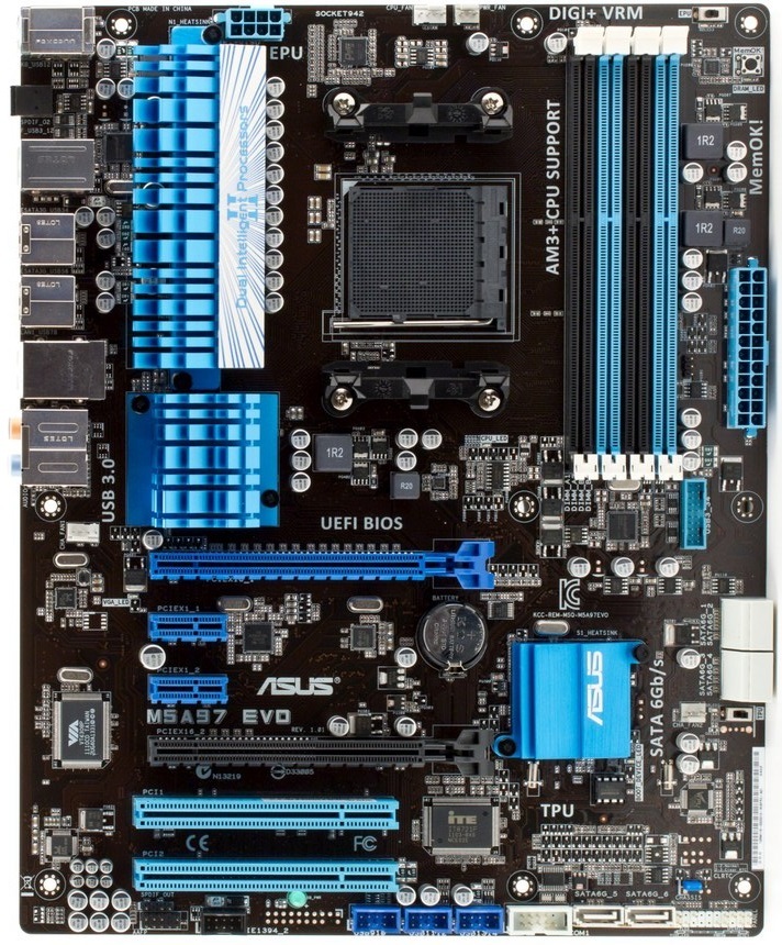 Asus M5A99X EVO R2.0 AMD Motherboard at Mighty Ape NZ
