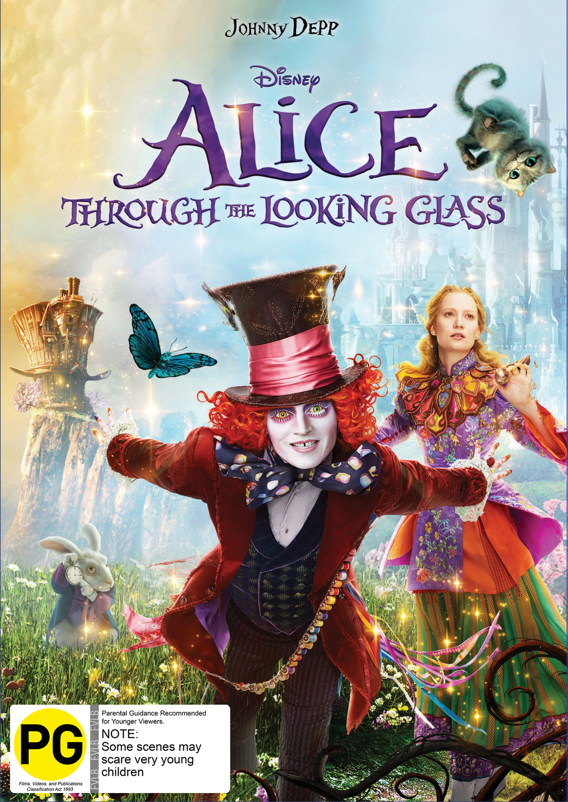 Alice Through the Looking Glass on DVD image