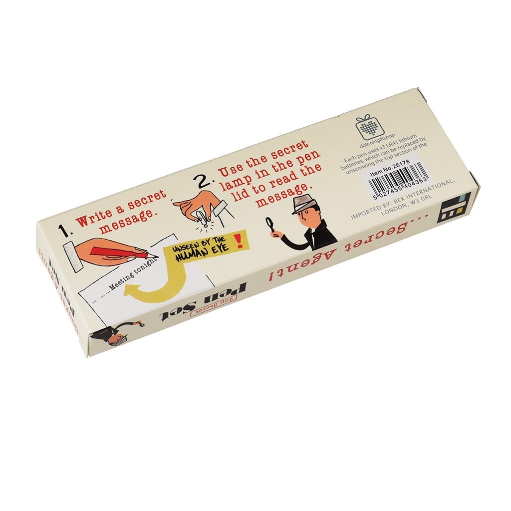 Secret Agent - Spy Pens (Set of 2) image