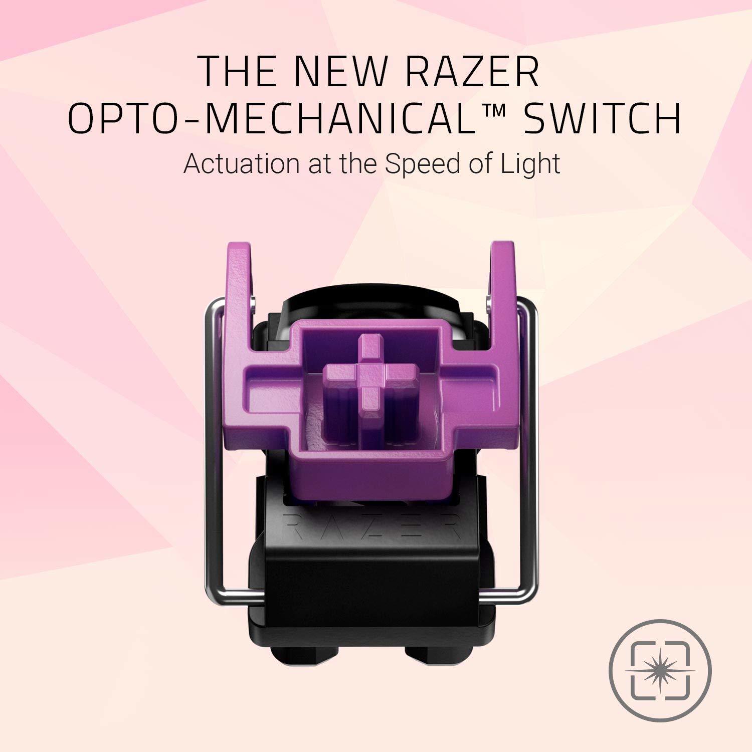 Razer Huntsman Mechanical Gaming Keyboard (Quartz) for PC image