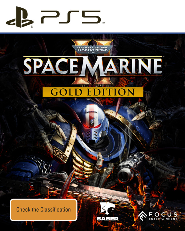Warhammer 40,000 Space Marine 2 Gold Edition PS5 PreOrder Now at Mighty Ape NZ
