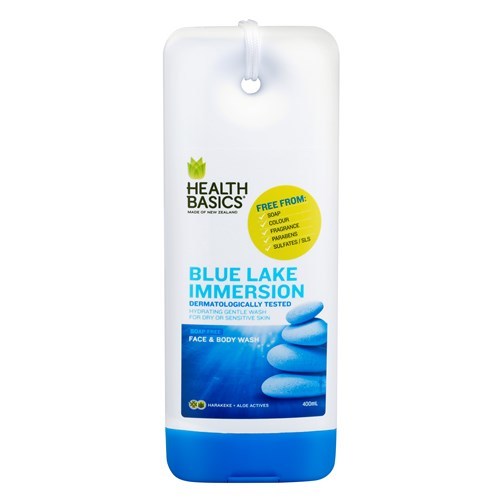 Buy Health Basics Body Wash Blue Lake Immersion (400ml) at Mighty Ape NZ