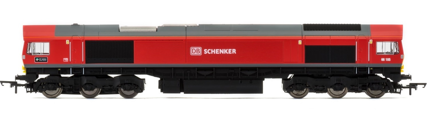 Hornby: Co-Co Diesel ‘DP World London Gateway’ ‘66185’ Class 66 image