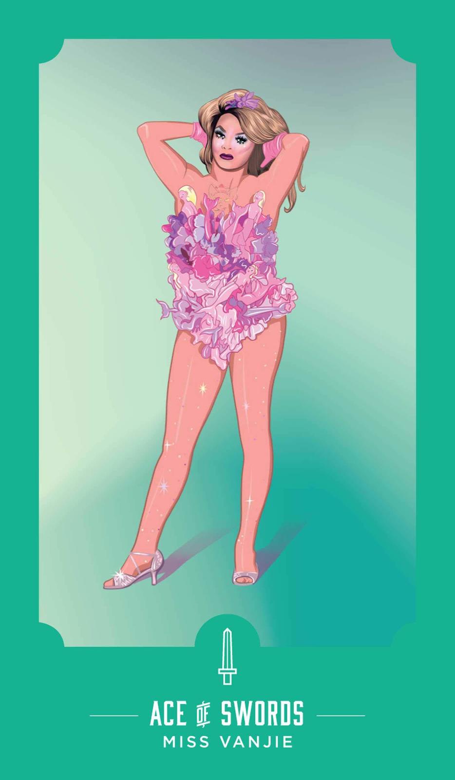 RuPaul's Drag Race Tarot Cards by Paul Borchers image