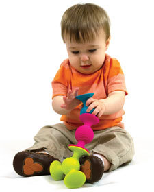 Fat Brain Toys: Squigz PipSquigz - Rattle & Teether image