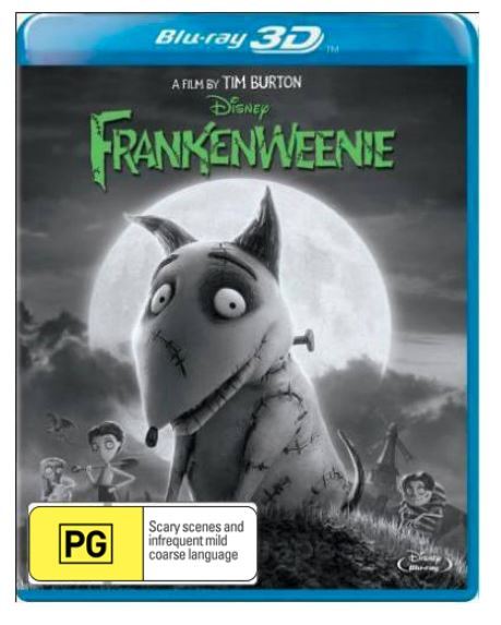 Frankenweenie 3D on Blu-ray, 3D Blu-ray image