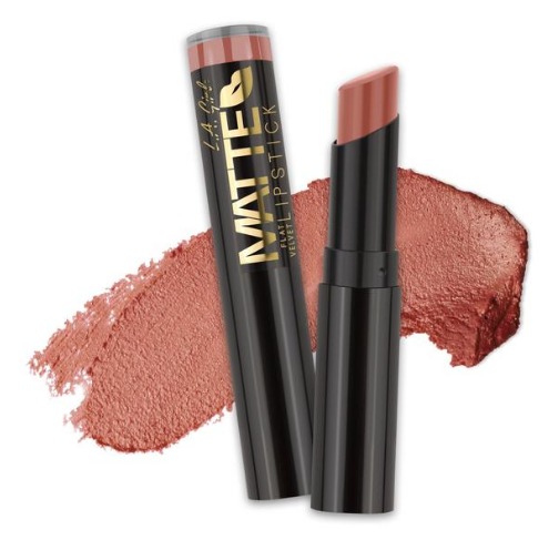 LA Girl Matte Flat Velvet Lip Stick - Snuggle image