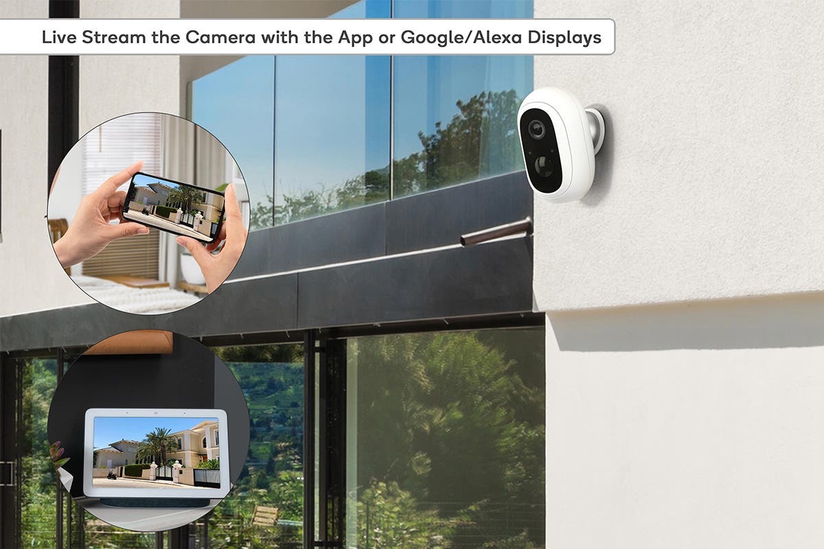 Kogan SmarterHome Outdoor Wireless Security Camera System (2 Cameras
