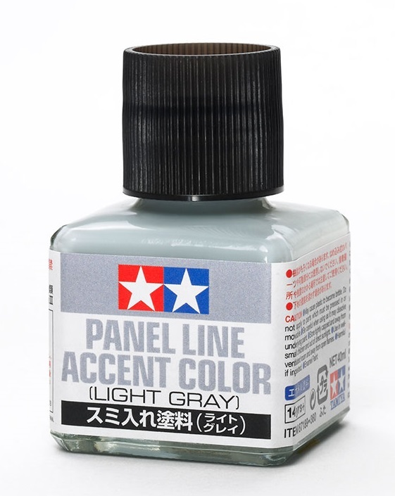 Tamiya: Panel Line Accent Colour - Light Grey (40ml)