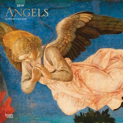 Angels 2019 Square Wall Calendar by Inc Browntrout Publishers image