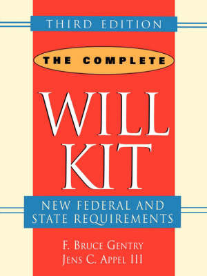 The Complete Will Kit by F.Bruce Gentry image