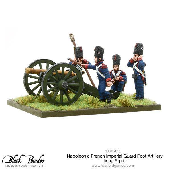 Napoleonic French Imperial Guard Foot Artillery 6 pdr image