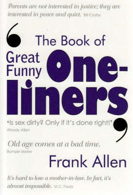 The Book of Great Funny One-liners by Frank Allen image