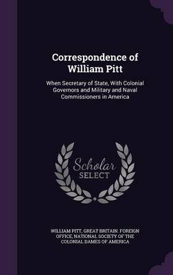Correspondence of William Pitt by William Pitt image