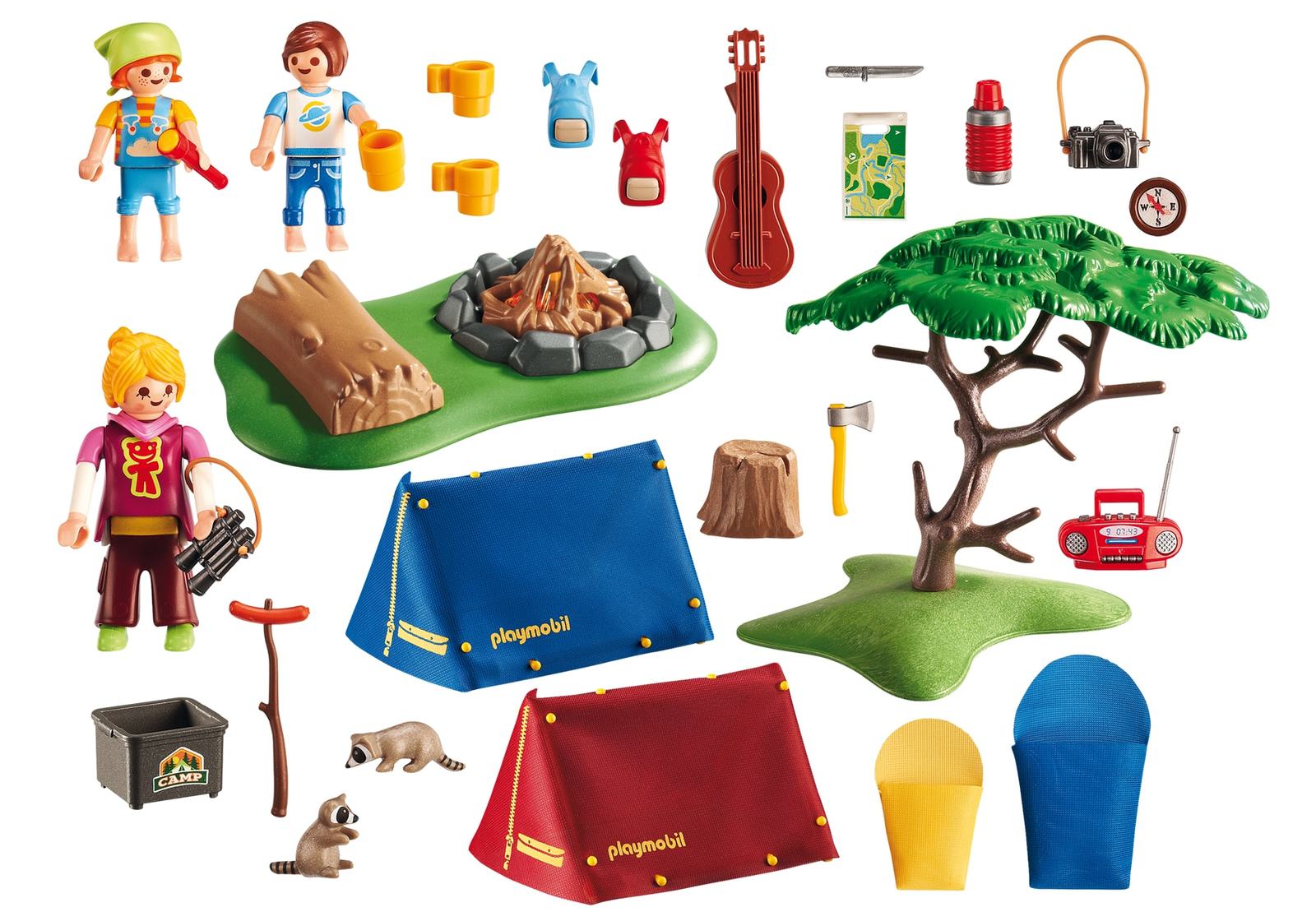 Playmobil: Summer Fun - Camp Site with LED Fire image