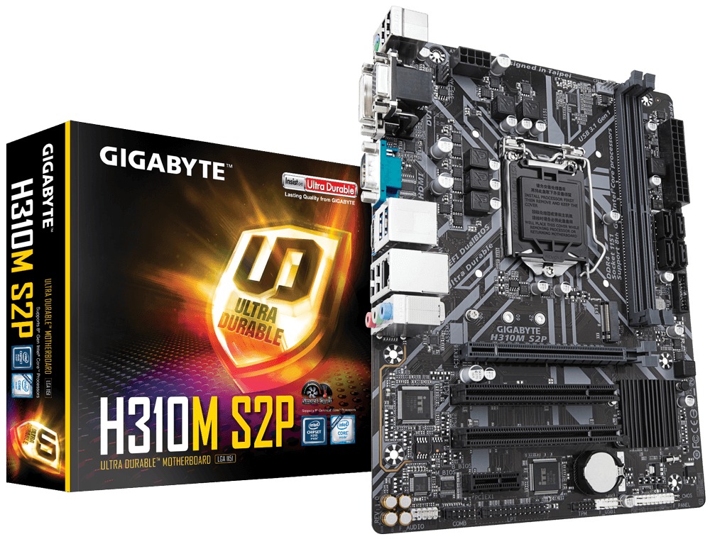 Gigabyte H310M S2P MATX Motherboard