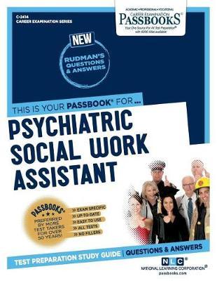 Psychiatric Social Work Assistant by National Learning Corporation image