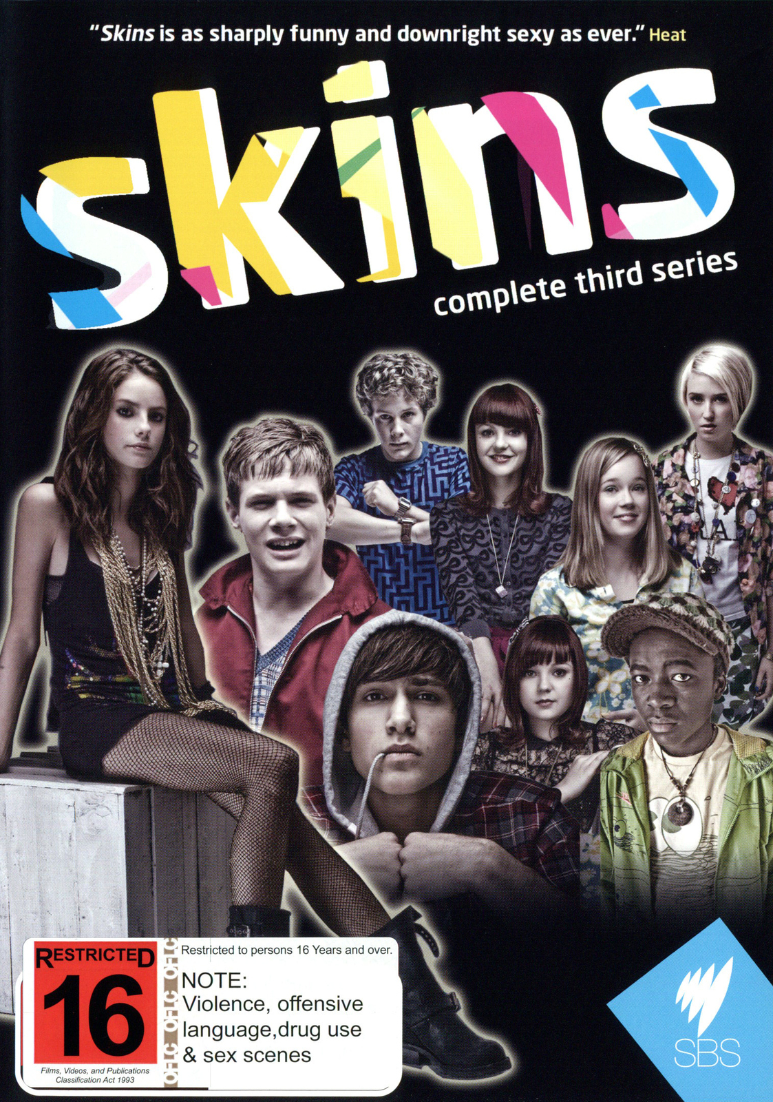 Skins - Complete 3rd Series (3 Disc Set) on DVD image