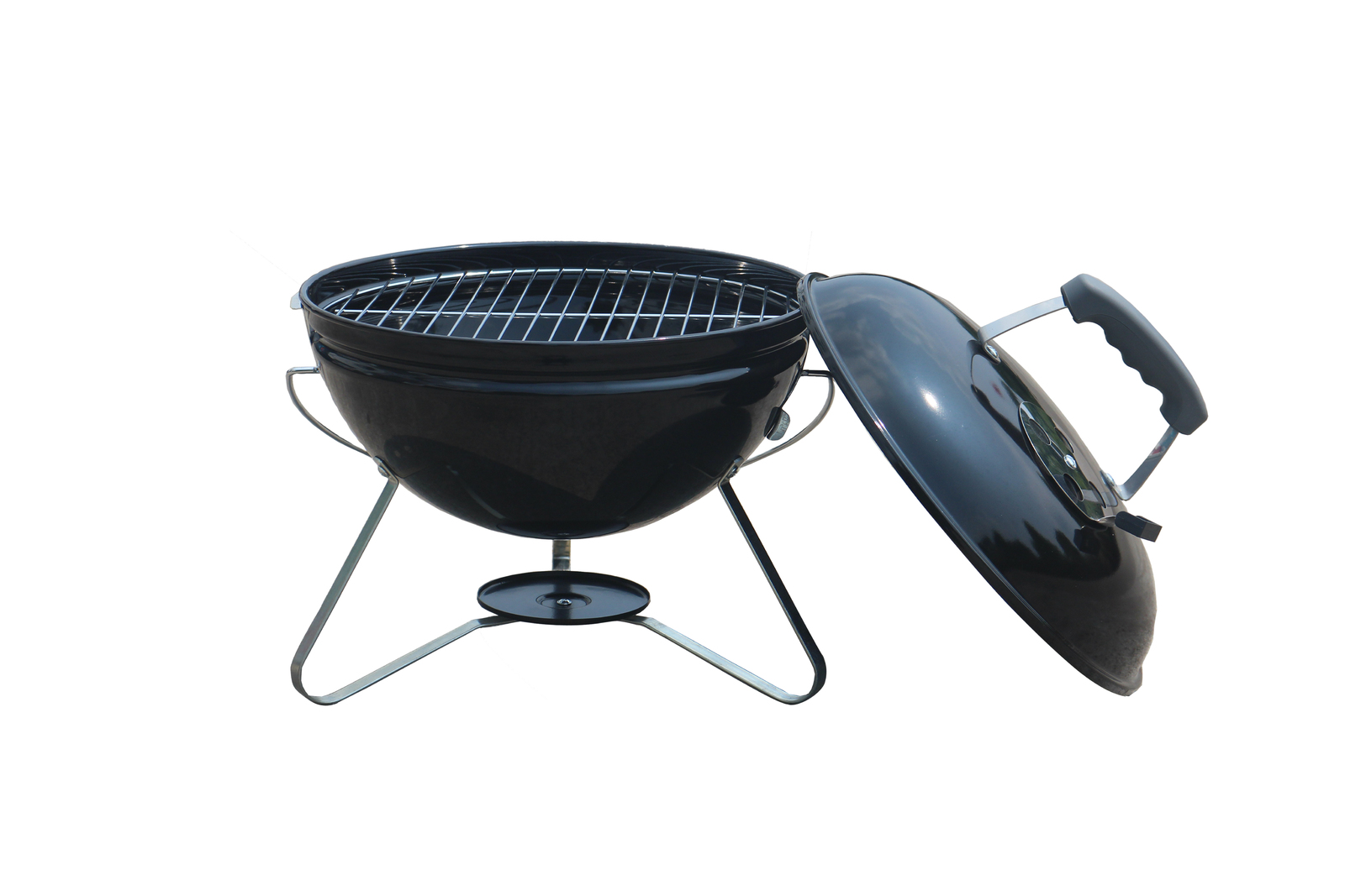 Portable Charcoal Kettle BBQ Grill image