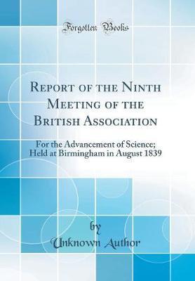 Report of the Ninth Meeting of the British Association by Unknown Author image