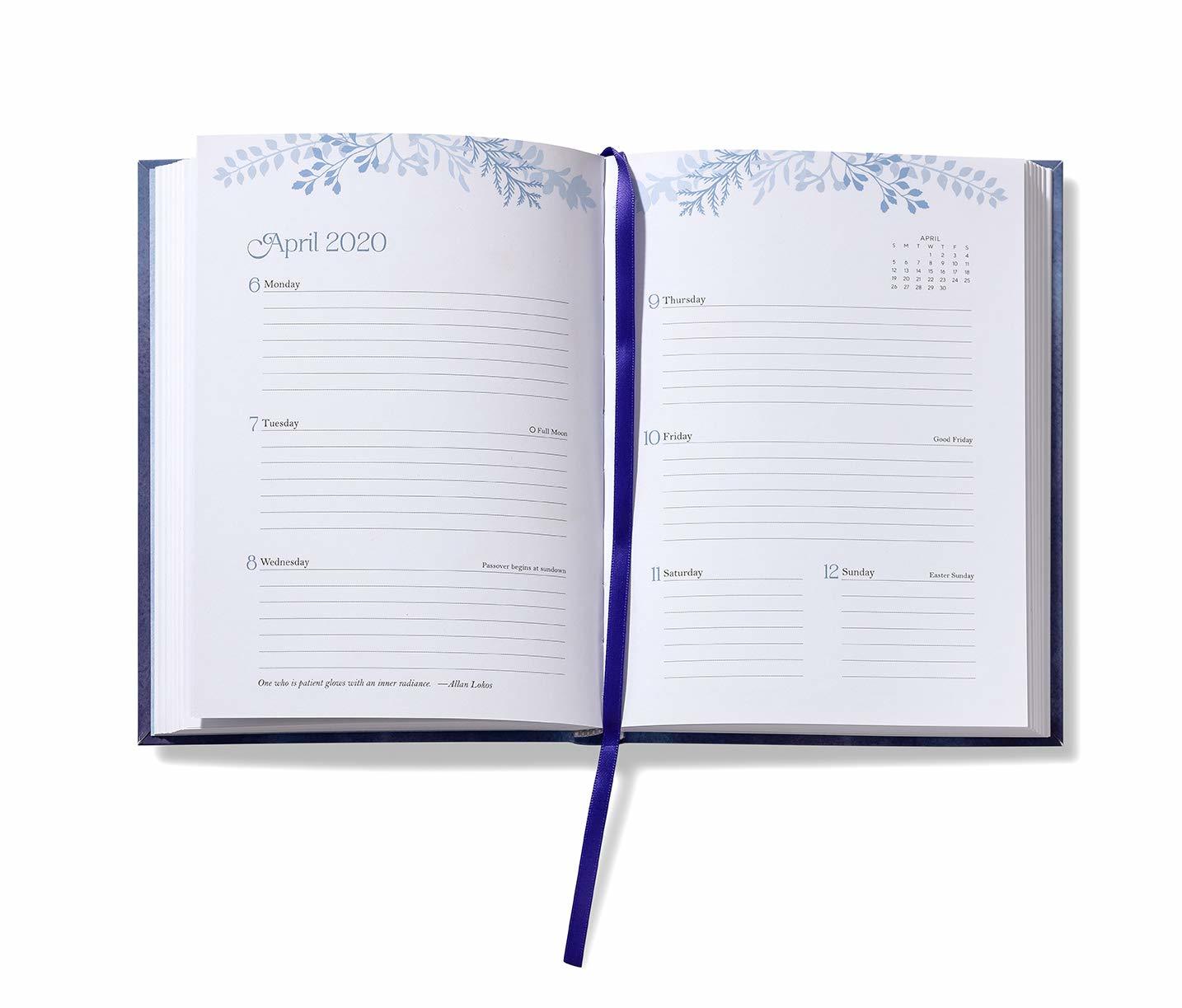 2020 High Note Mindfulness Sea Smoke in Silver 18-Month Weekly Planner image