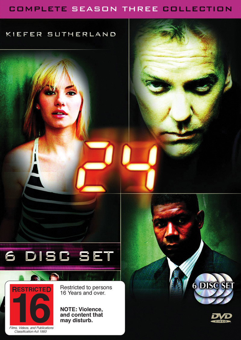 24 - Season 3 (6 Disc Set) on DVD image