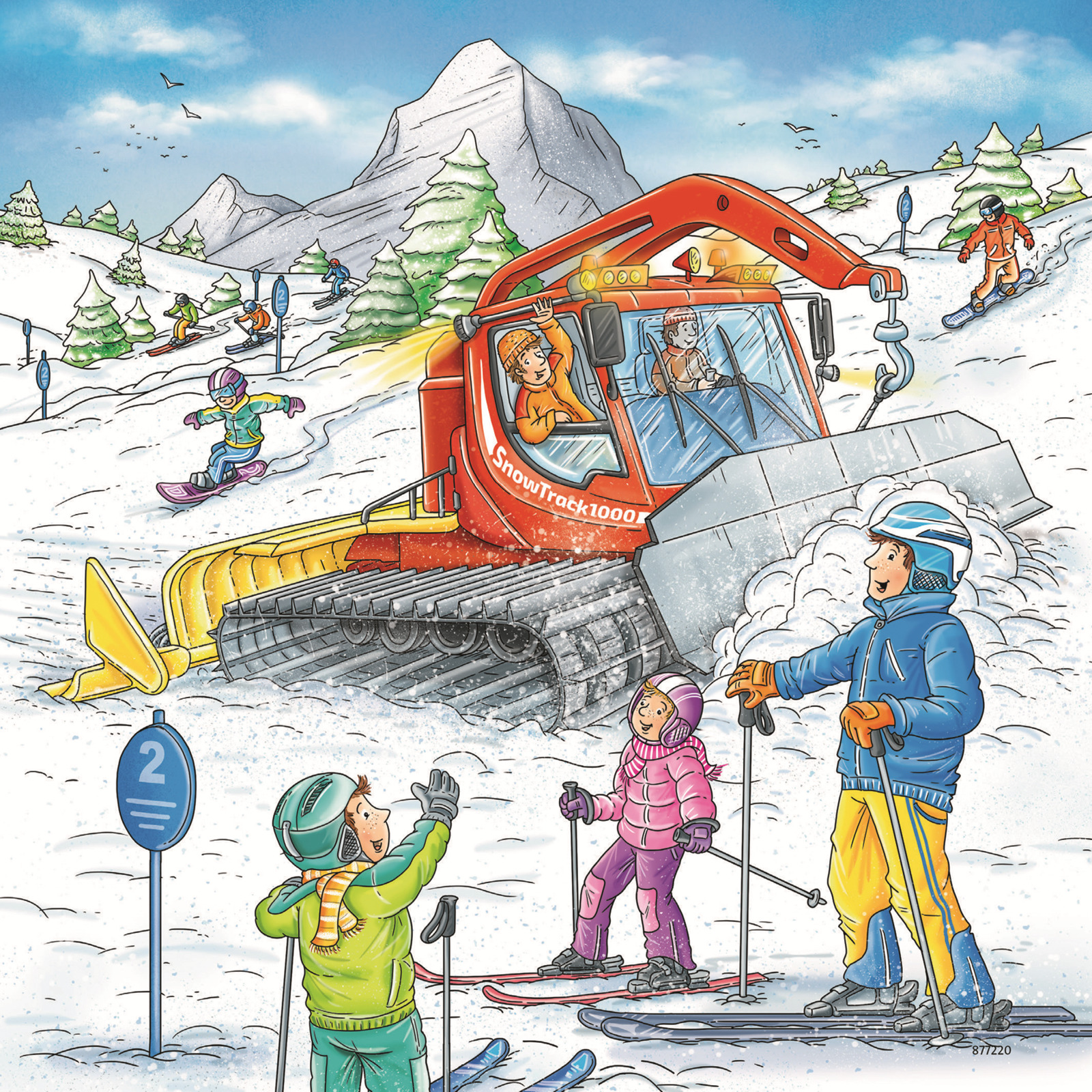 Ravensburger: Mini Puzzle Set - Let’s Go Skiing! | Board Game | at ...