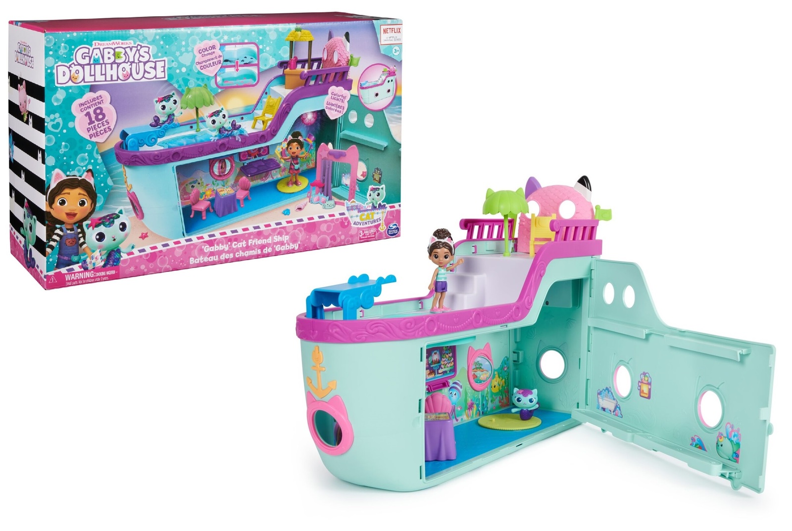 Buy Gabby's Dollhouse Gabby Cat Friend Ship at Mighty Ape NZ