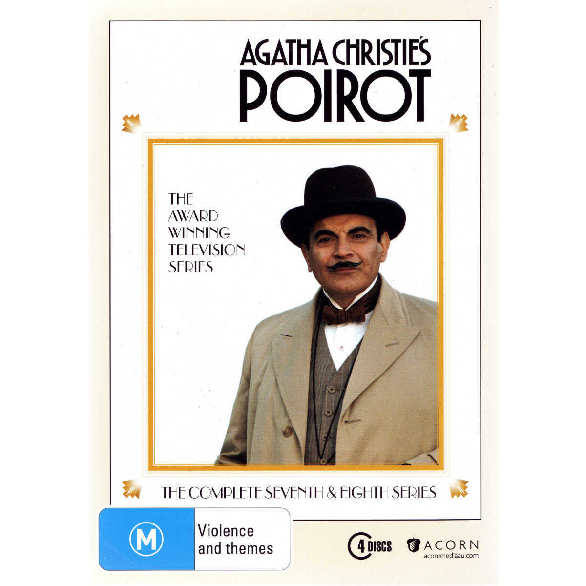 Agatha Christie's: Poirot - Series Seven & Eight (4 Disc Set) on DVD image