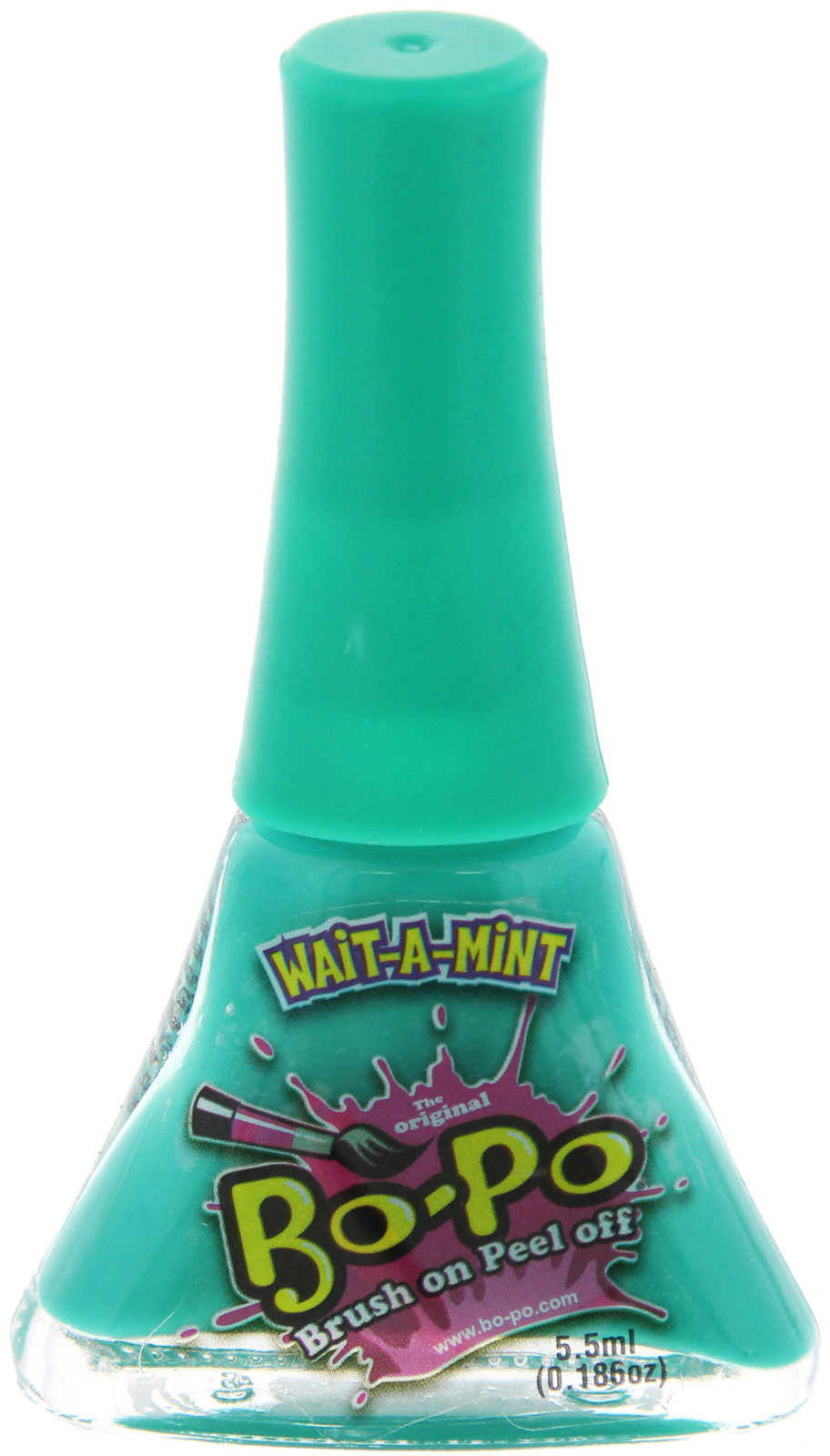 Bo-Po Scented Peel Off Nail Colour (Wait a Mint/Teal) image