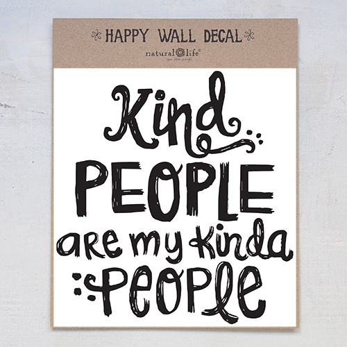 Natural Life: Wall Decal - Kind People