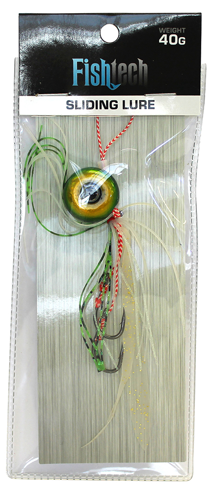 Fishtech 40g Slippery Slider Lure - Green image