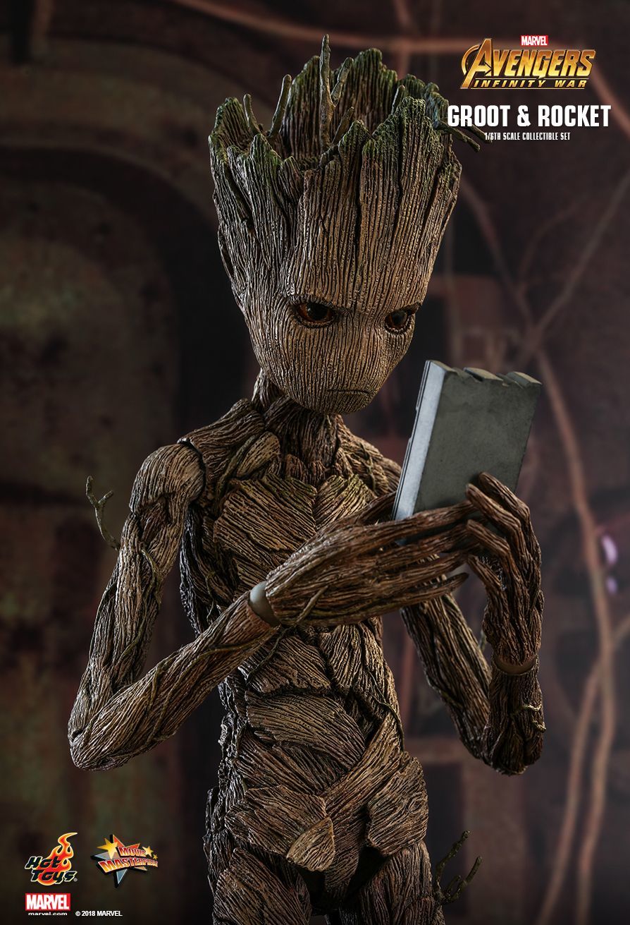 Avengers Infinity War: Groot & Rocket - 12" Articulated Figure Set image