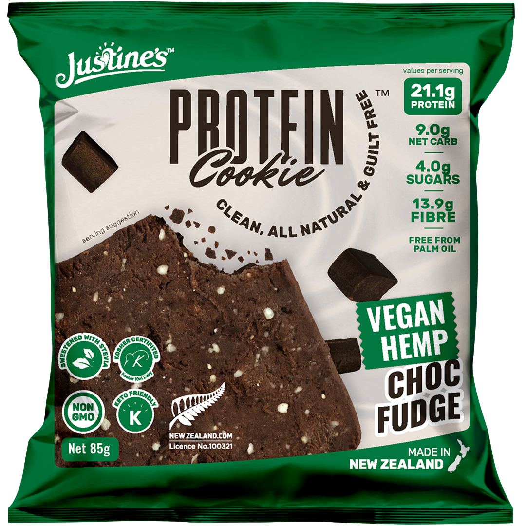 Buy Justine's Vegan Hemp Protein Cookies at Mighty Ape NZ