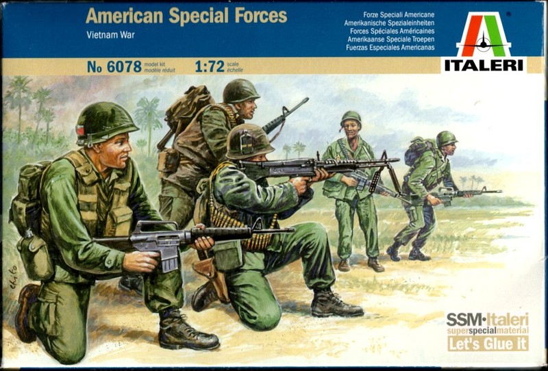 Italeri American Special Forces (Vietnam War) 1:72 Model Kit