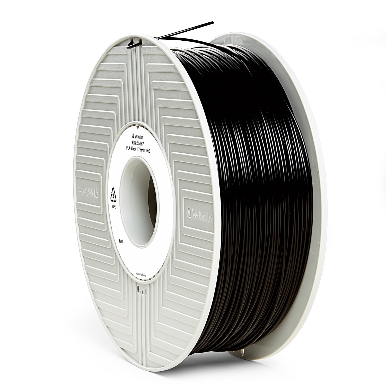 Verbatim 3D Printer PLA 1.75mm Filament - 1kg (Black) image