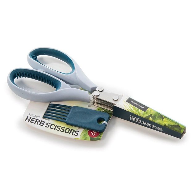 5 blade herb scissors