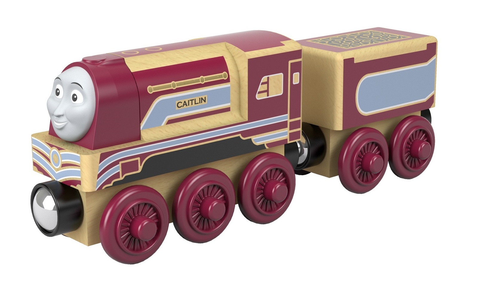 small wooden trains
