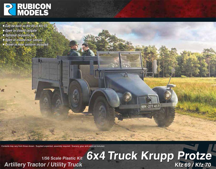 Rubicon 1/56 Krupp Protze Kfz 69/70 6x4 Truck image