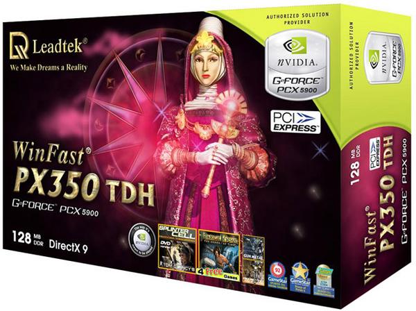 Leadtek Graphics Card WinFast PX350 TDH 128M PX5900 PCIE