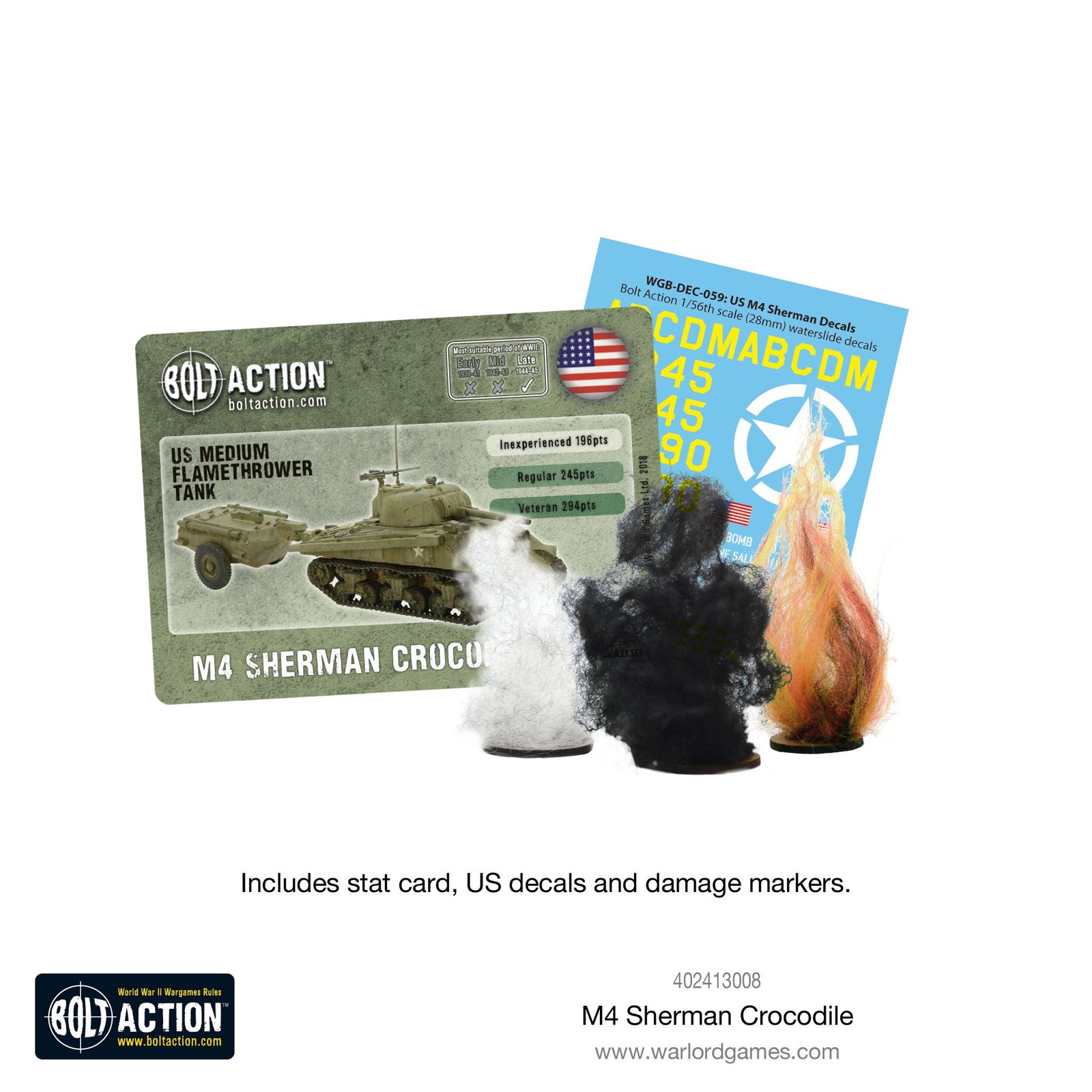 Bolt Action: Sherman Crocodile Flamethrower Tank image