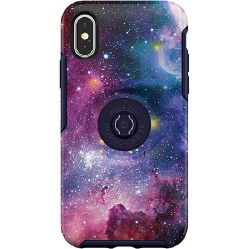 Otter + Pop: Symmetry for iPhone X/Xs - Blue Nebula image