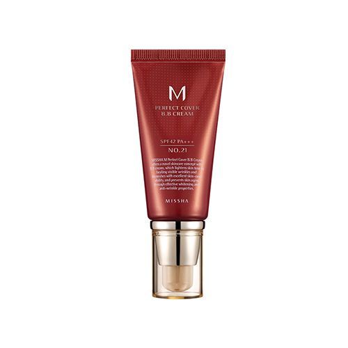 Missha - M Perfect Cover BB Cream SPF42/PA+++ No.21/Light Beige (50ml) image