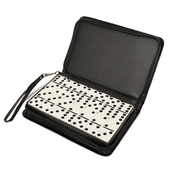 Double Nine Dominoes in travel case Double Nine Dominoes in travel case